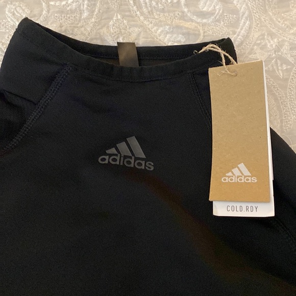 NWT Adidas Women's T-shirt adidas COLD.RDY Mock-Neck Long Sleeve Training - Picture 5 of 5